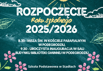 Rozpoczęcie roku szkolnego 2025/2026