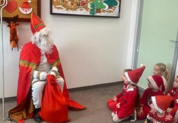 Wizyta Świętego Mikołaja w oddziale przedszkolnym