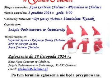 VIII MIKOŁAJKOWE PŁYWANIE w GMINIE CHEŁMIEC