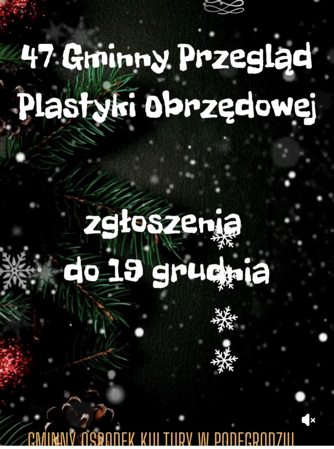 Wyniki 47 Gminnego Przeglądu Plastyki Obrzędowej w Podegrodziu